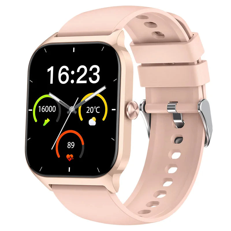 P125 1.85" Ultra Thin Smartwatch (Answer/Make Call), IP68 Waterproof Fitness Tracker, 100+Sport Modes, Heart Rate/Sleep Monito.