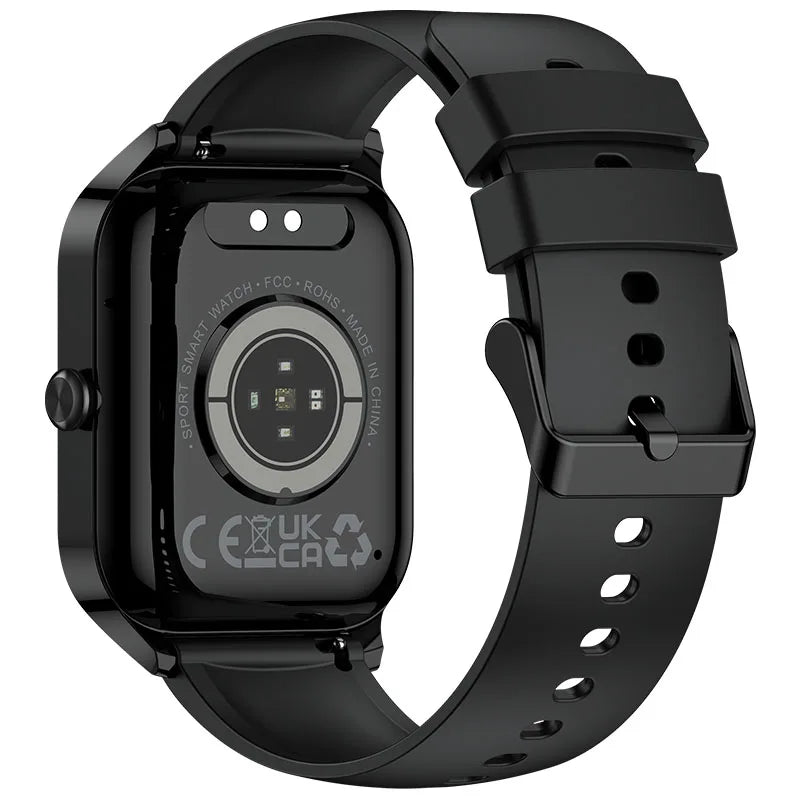 P125 1.85" Ultra Thin Smartwatch (Answer/Make Call), IP68 Waterproof Fitness Tracker, 100+Sport Modes, Heart Rate/Sleep Monito.