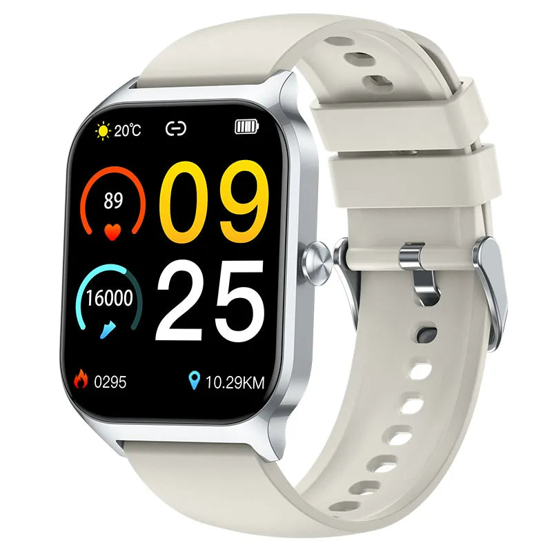 P125 1.85" Ultra Thin Smartwatch (Answer/Make Call), IP68 Waterproof Fitness Tracker, 100+Sport Modes, Heart Rate/Sleep Monito.