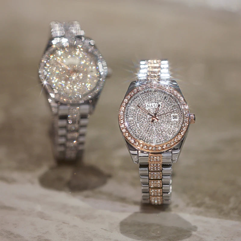 CILOA New Diamond-Embedded Luxury Fashion Mechanical Watch - Unisex & Waterproof