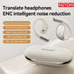 3-in-1 AI Translation Earbuds Q39 Wireless Bluetooth 5.4 Earphones LED Display Noise Canceling Ear Clip Sport Headphones Headset