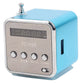 Portable Music Player Mini Speaker Music Player Portable FM Radio PC Fashion Support TF Card and U Disk Mini Music Player