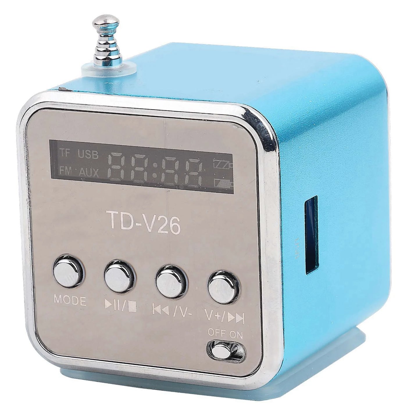 Portable Music Player Mini Speaker Music Player Portable FM Radio PC Fashion Support TF Card and U Disk Mini Music Player