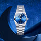 LIEBIG Business Waterproof Week Wristwatches Male Luxury Quartz Watches Fashion Stainless Steel Watch For Men Women Simple Watch