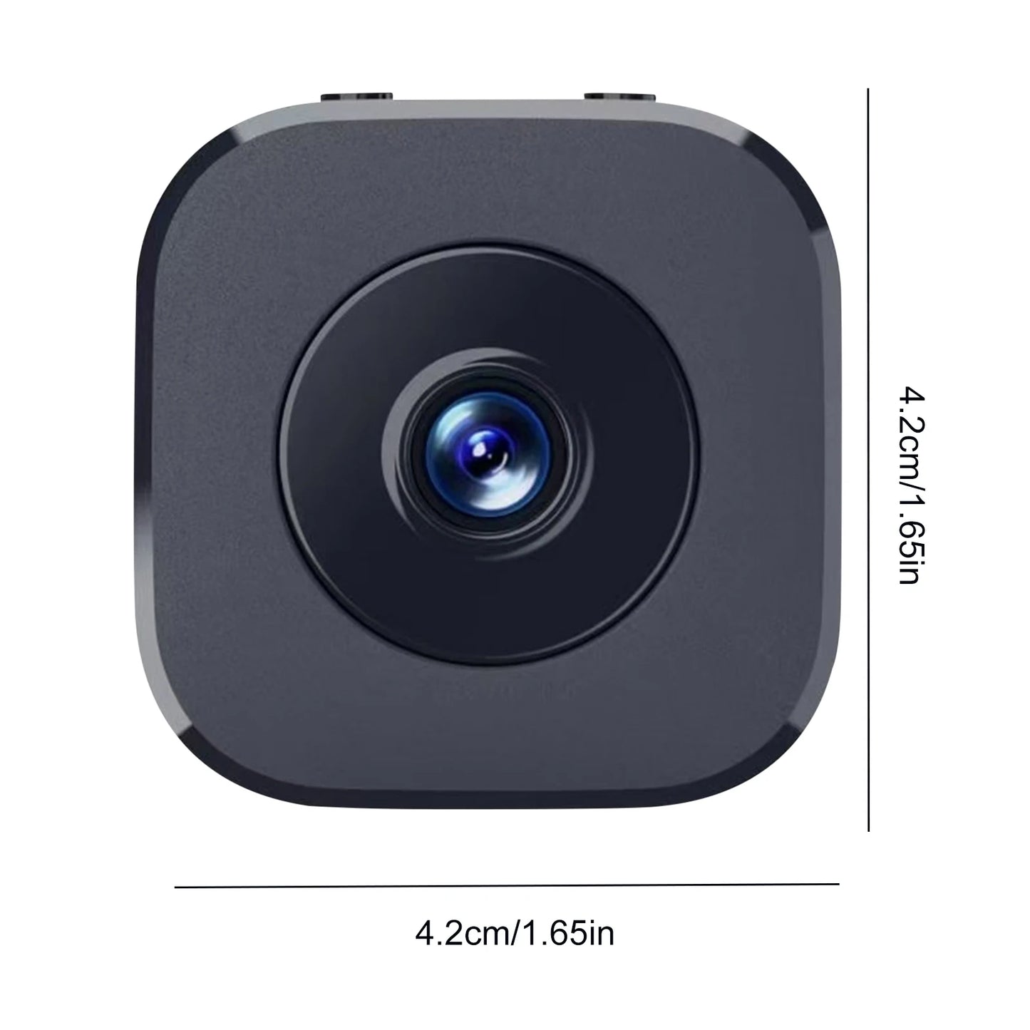 Smart Wireless Security Camera Motion Detection WiFi Remote Monitoring Recorder Mini HD Camera for Patio Porch Indoor