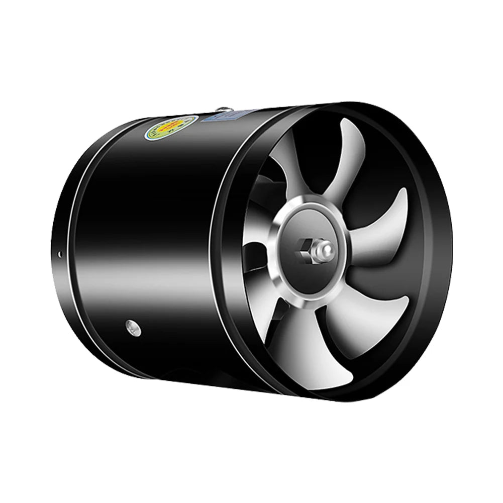 4 6 8 Inch Pipe Air Ventilator 2800RPM Pipe Ventilation Fan Metal Mini Extractor Low Noise Duct Fan for Kitchen Washroom Canteen
