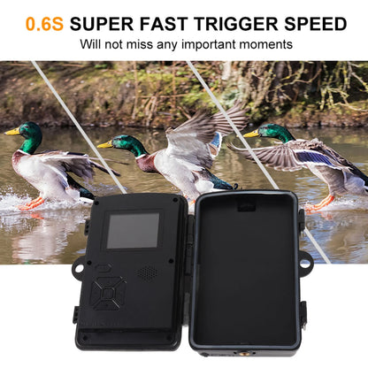 1080P Hunting Camera 2.0in LCD 16MP Infrared Night Vision Mobile Monitoring IP66 Waterproof Trail Camera waterproof camera