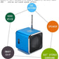Portable Music Player Mini Speaker Music Player Portable FM Radio PC Fashion Support TF Card and U Disk Mini Music Player
