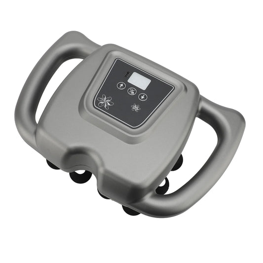 16 Heads Massager 99 Gears Adjustment Rechargeable Massage Device for Back Shoulder Neck Gray