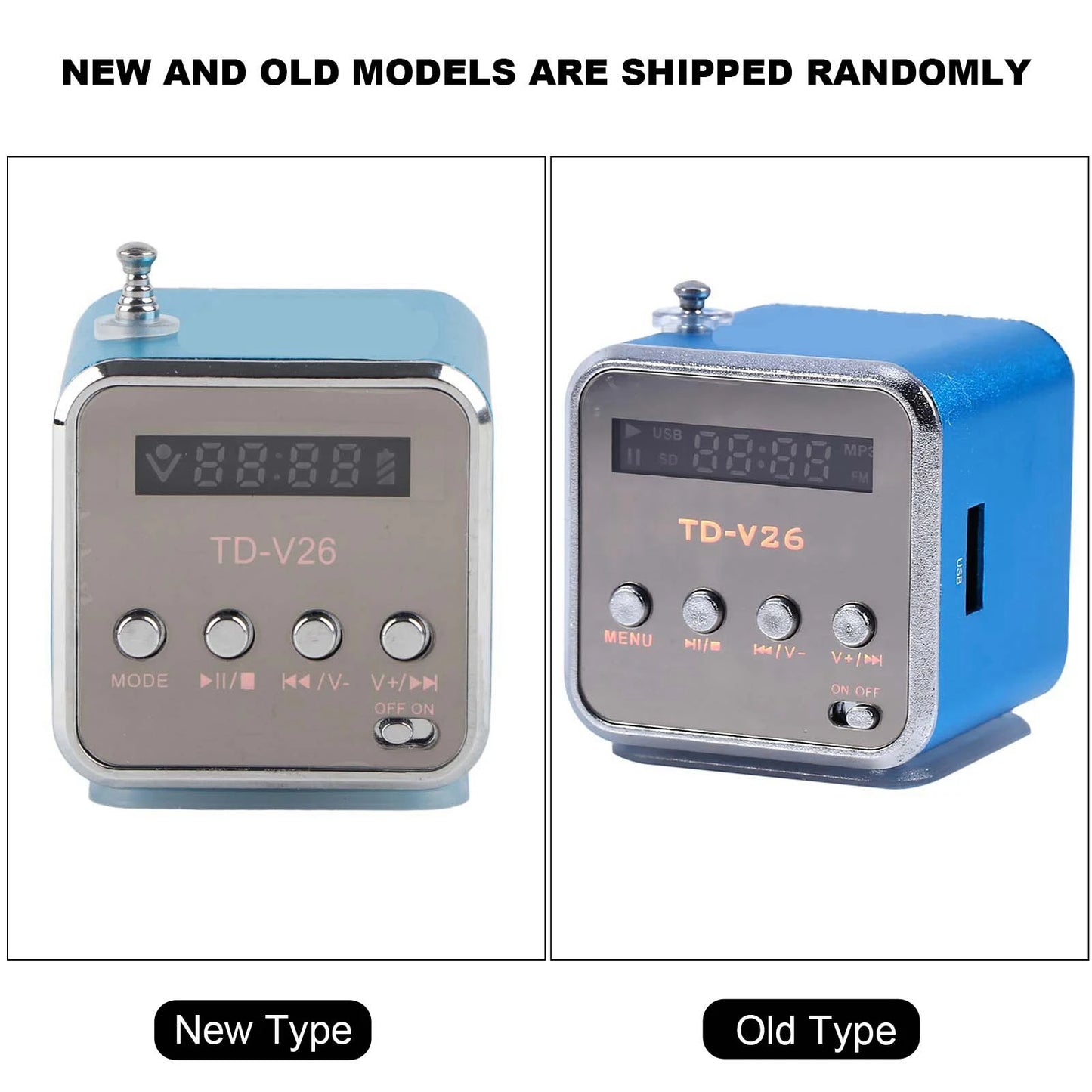 Mini Music Player Portable Music Player Mini Speaker Music Player Portable FM Radio PC Fashion Support TF Card and U Disk