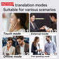 3-in-1 AI Translation Earbuds Q39 Wireless Bluetooth 5.4 Earphones LED Display Noise Canceling Ear Clip Sport Headphones Headset