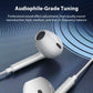 Type C 3.5mm Jack Wired Headphones For iPhone 17 16 15 For Samsung Xiaomi Huawei Half In Ear Earphones With Microphone Earbud