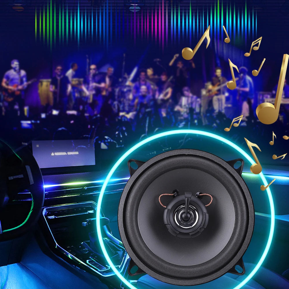 4/5/6 Inch Full Frequency Car Stereo Speaker 300W/400W/500W 2 Way Car HiFi Coaxial Speaker Vehicle Audio Music Stereo Subwoofer