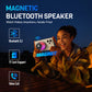 Cyber Style Magnetic Wireless Mini Speaker, 5.1 Surround Sound, High Definition Audio, Dual Stereo Bass,USB Type-C Charging,