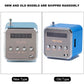 Portable Music Player Mini Speaker Music Player Portable FM Radio PC Fashion Support TF Card and U Disk Mini Music Player