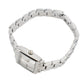 Clearance Deal Women Stainless Steel Wristwatch Rhinestone Fashionable Rectangular Water Proof 30m Date Lady Watch for Daily Use