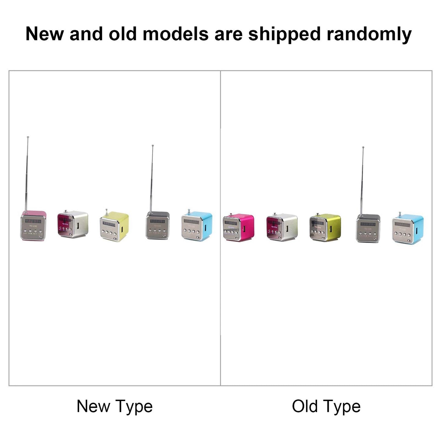 Mini Music Player Portable Music Player Mini Speaker Music Player Portable FM Radio PC Fashion Support TF Card and U Disk