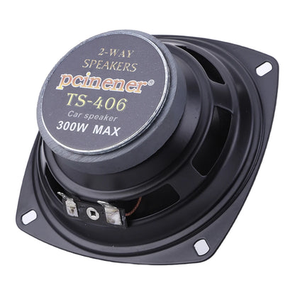 4/5/6 Inch Automobile Audio 4 Ohms 2 Way Car HiFi Coaxial Subwoofer Sensitivity 93dB Universal Car Speaker 300W/400W/500W