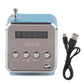 Mini Music Player Portable Music Player Mini Speaker Music Player Portable FM Radio PC Fashion Support TF Card and U Disk
