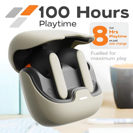 BT 5.4 TWS Wireless Earbuds Low Latency Game Earphones Microphone Noise Reduction Fast Charging Game Mode Listen Music Headset