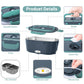 Electric Lunch Box for Adults-60W Fast HeatedLunch Box for Men&Women with Dual 1.5LStainless Steel Containers Fast Heating Porta