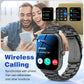 Smart Watch, Wireless Calling/dialing, Message Reminder View, Various APP Reminders, Suitable for IPhone/Andriod,