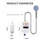 Small Instant Electric Water Heater LCD Temperature Display IPX4 Quick Heating Shower Water Heating Device Set