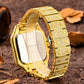 Aokaishen Iced Out Diamonds Watches 2023 Trend Stainless Steel Wristwatches for men Full Stones Zircon Quartz Square Gift