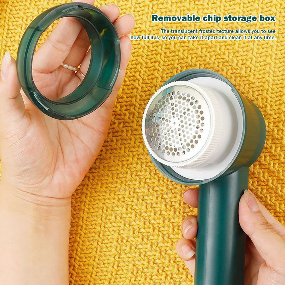Electric Pellets Lint Remover Portable Clothes Shaver Cleaner 6-Leaf Blades Sweater Shaver Defuzzer for Home TravelHome Supplies