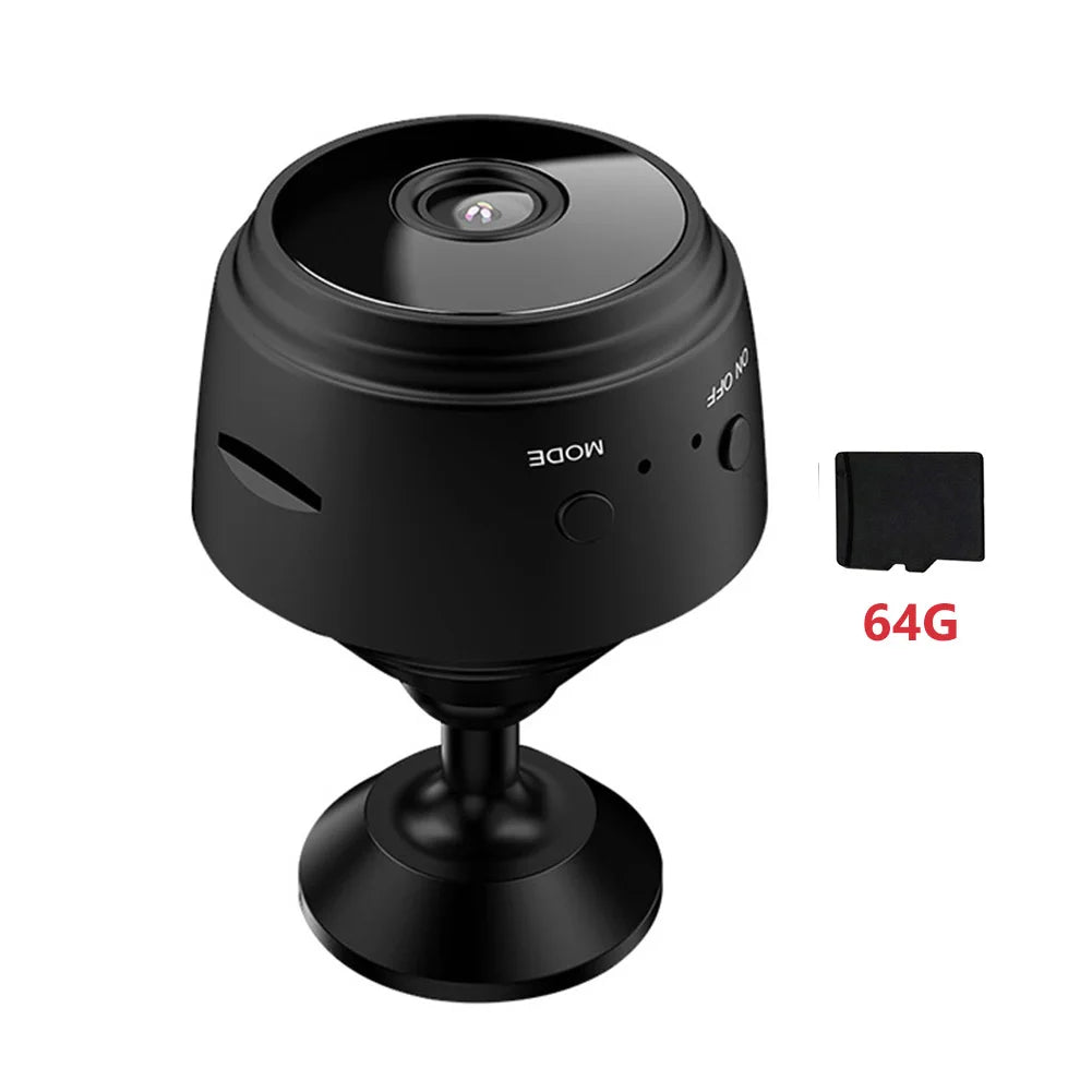WiFi Mini Camcorders Night Vision 1080P HD Wireless IP Camera Motion Detection Wireless Security Camera Rechargeable for Indoor