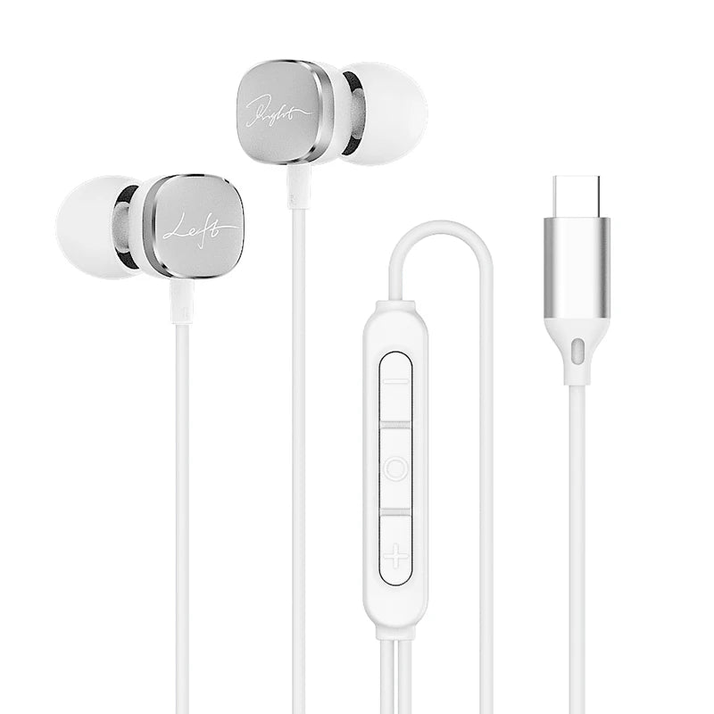Type C Wired Earphone For Samsung USB C Headphones A56 A55 A54 For Galaxy S25 S24 S23 Ultra Note 20 10 3.5mm Jack Earbud Headset
