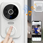WiFi Smart Audio Doorbell Camera 2-Way Audio Wireless Visual Intercom Doorbell with Remote Monitor Indoor Outdoor Surveillance