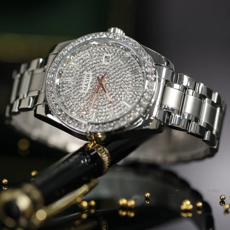 CILOA New Diamond-Embedded Luxury Fashion Mechanical Watch - Unisex & Waterproof