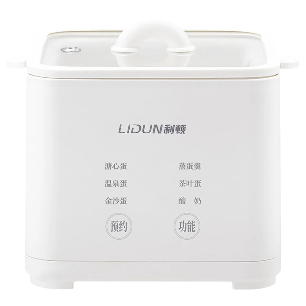 220V Electric Cook Pot 300W Automatic Steamed Boil Breakfast Machine Electric Egg Boiler Automatic Egg Custard Steaming Cooker