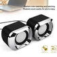USB Powered Stereo Speaker USB Charging Multimedia Portable 2pcs Clear Sound Quality Multimedia Versatility Desktop USB Speakers