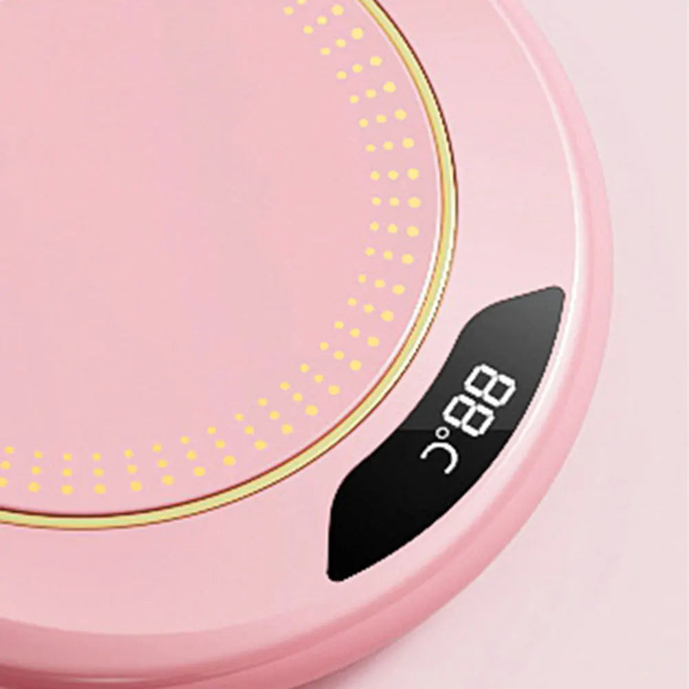 USB Coffee Mug Warmer Smart Cup Warmer with 3 Temperature Settings Electric Beverage Warmer for Coffee Milk Tea Beverage