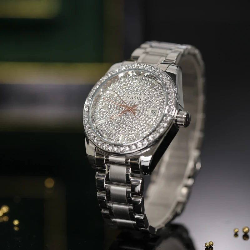 CILOA New Diamond-Embedded Luxury Fashion Mechanical Watch - Unisex & Waterproof