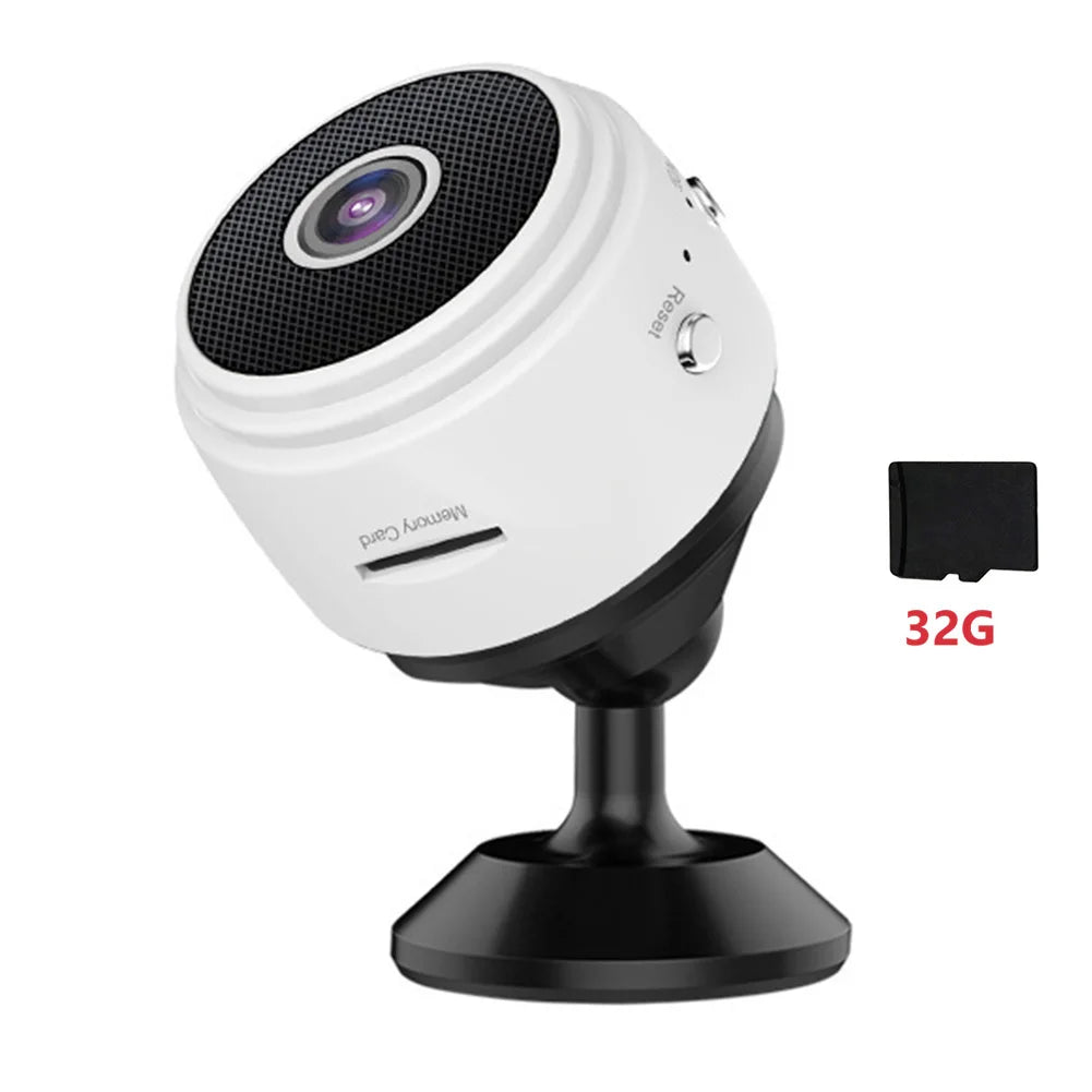 WiFi Mini Camcorders Night Vision 1080P HD Wireless IP Camera Motion Detection Wireless Security Camera Rechargeable for Indoor