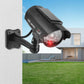 Dummy CCTV Camera Weatherproof Fake Imitation Camera with Flashing Red LED Light CCTV Security Camera Indoor Or Outdoor Use