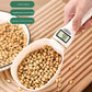 Digital Display Coffee Tea Sugar Spoon Scale Detachable Pet Bowl Measuring Spoon Plastic Washable Easy Clean for Kitchen Gadgets
