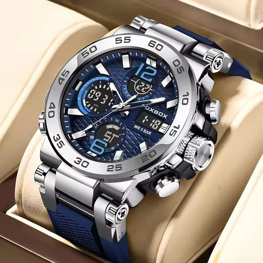 LIGE Luxury LED Display Men Wristwatches Fashion Luminous Sport Man Watch Waterproof Calendar Quartz Watch Mens Montres Hommes