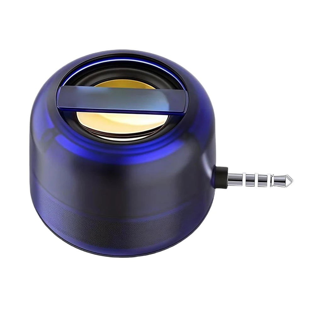 Type-C/3.5mm Aux Input Phone Speaker External Speaker Plug in Speaker for Smartphone/Tablet/Computer