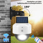 Outdoor Sensor Solar  Lights Remote Control Powered Simulation Monitoring Wall Lamp Fake Security Camera for Porch Garden Patio