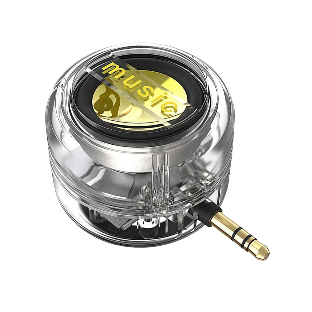 Type-C/3.5mm Aux Input Phone Speaker External Speaker Plug in Speaker for Smartphone/Tablet/Computer