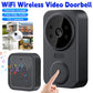 WiFi Smart Audio Doorbell Camera 2-Way Audio Wireless Visual Intercom Doorbell with Remote Monitor Indoor Outdoor Surveillance